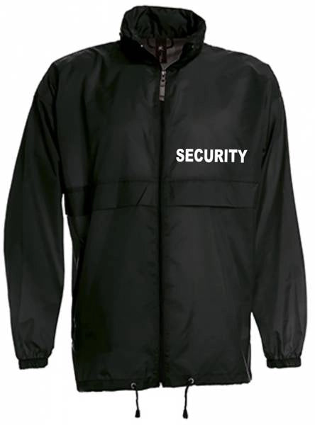 SECURITY Windjacke schwarz