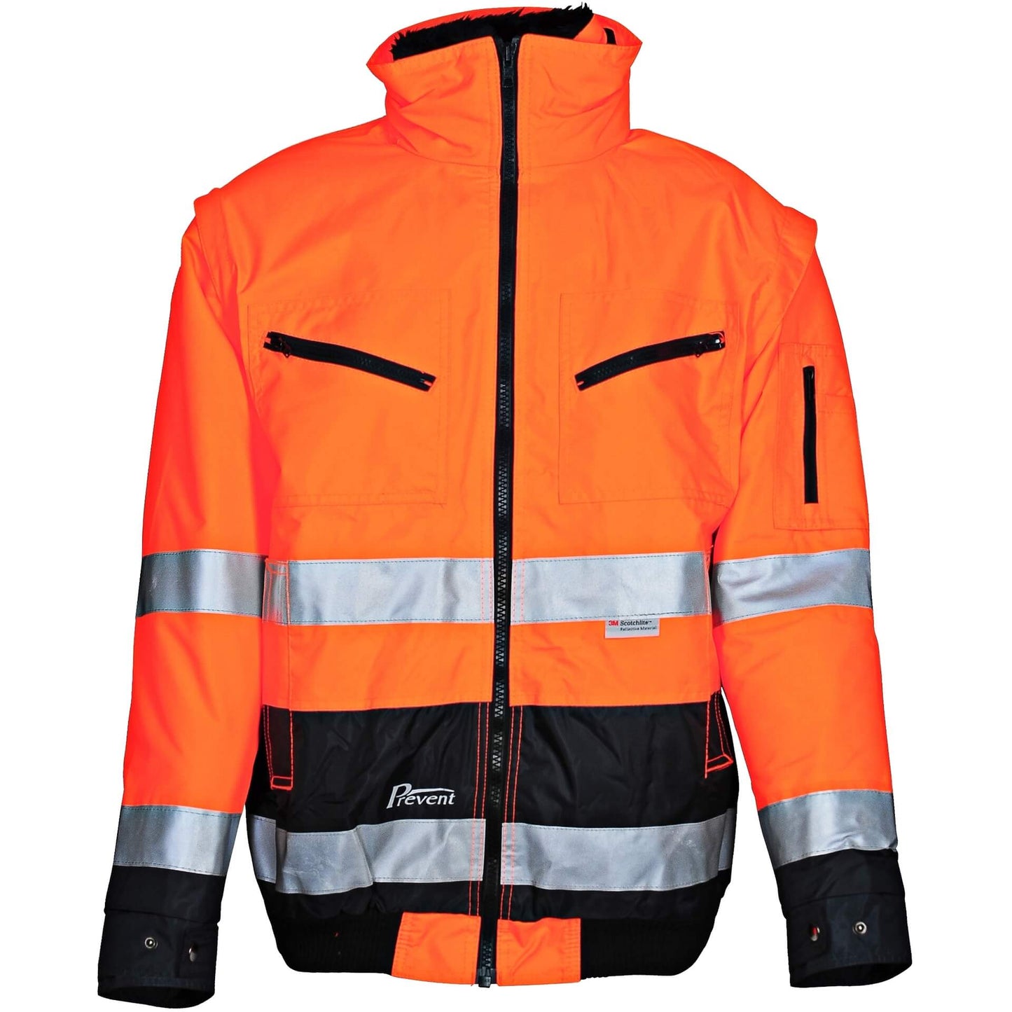 PREVENT® Warnschutz-Pilotenjacke 174ZO orange/blau