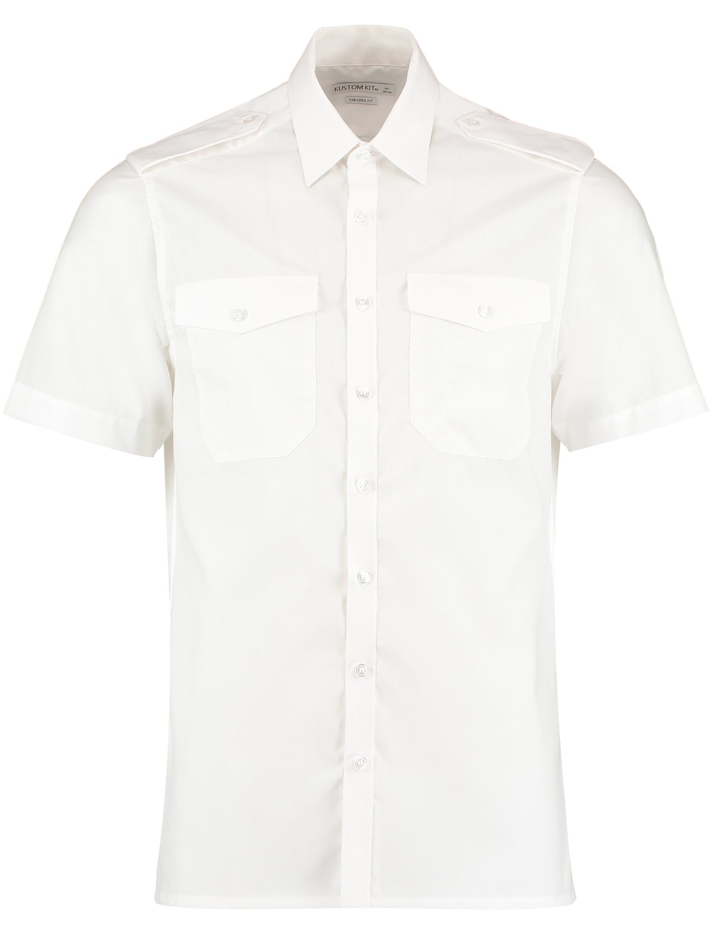 Kustom Kit Corporate KK133 Tailored Fit Pilot Shirt (Short Sleeve)