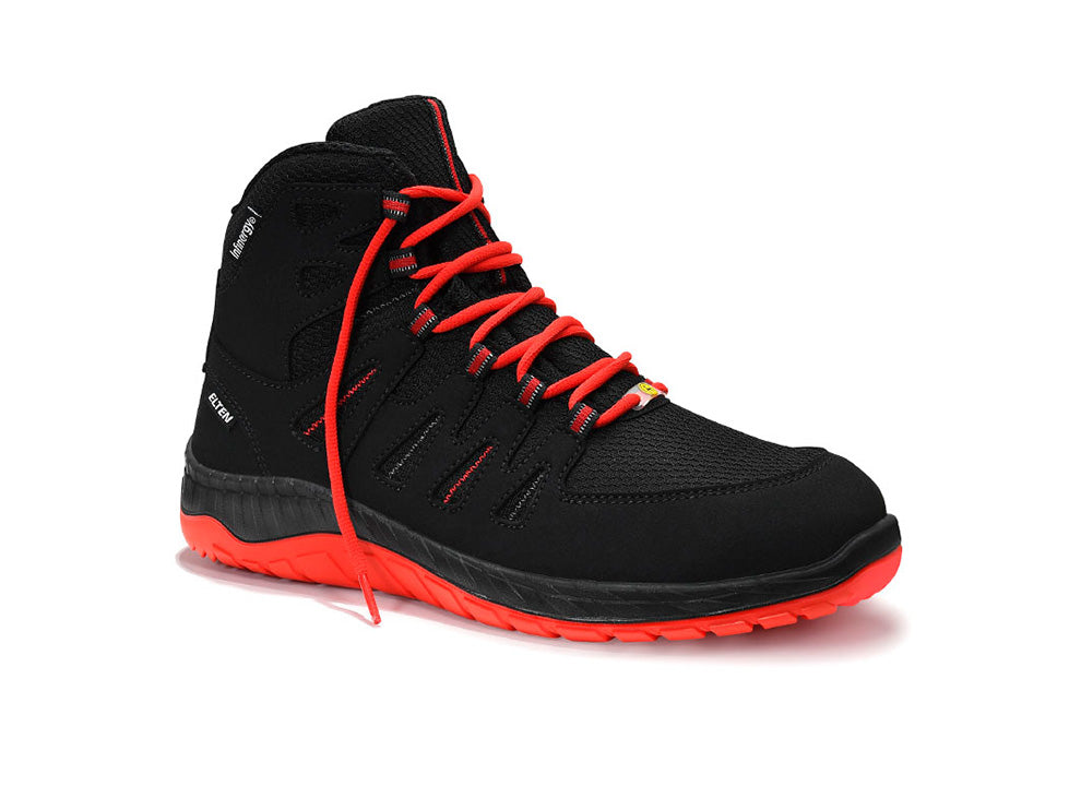 ELTEN MADDOX black-red Mid ESD S3S
