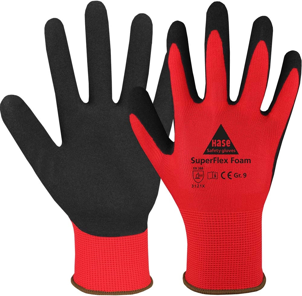 Hase Safety Gloves SuperFlex Foam