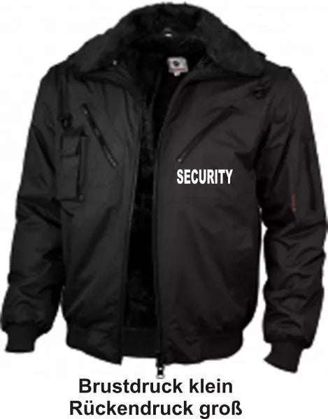 SECURITY 4-in-1 Pilotenjacke wasserfest FOUR SEASONS