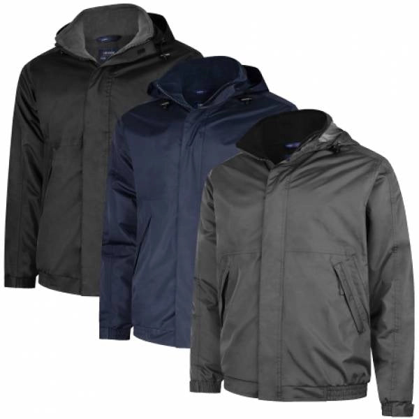 Premium Outdoor Jacke Unisex - Uneek Clothing UC620  - Black/Grey - 2XL