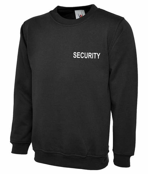 SECURITY Sweatshirt schwarz