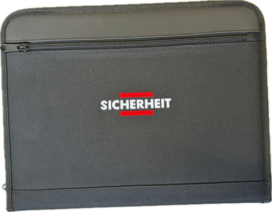 Schreibmappe "SICHERHEIT"