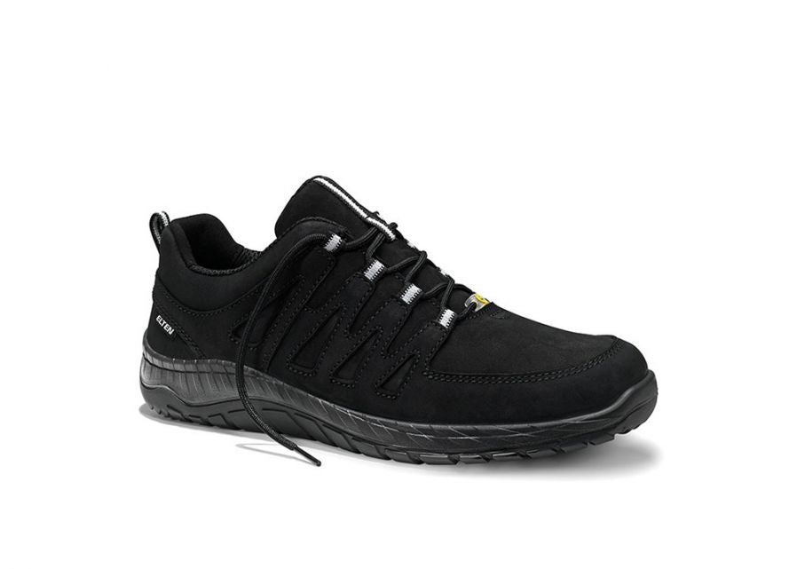 MADDOX black leather Low ESD O2 (Metallfrei)