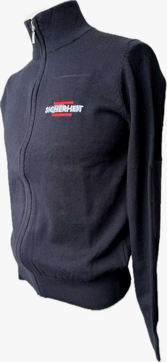 Pullover 000297-0081 - Leichter Unisex-Pullover mit durchgehendem Reißverschluss