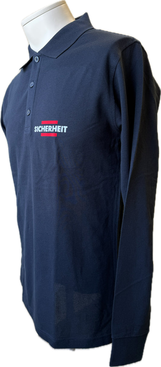Polo FLORENCE - Herren-Poloshirt, langärmelig (Logo Flock)