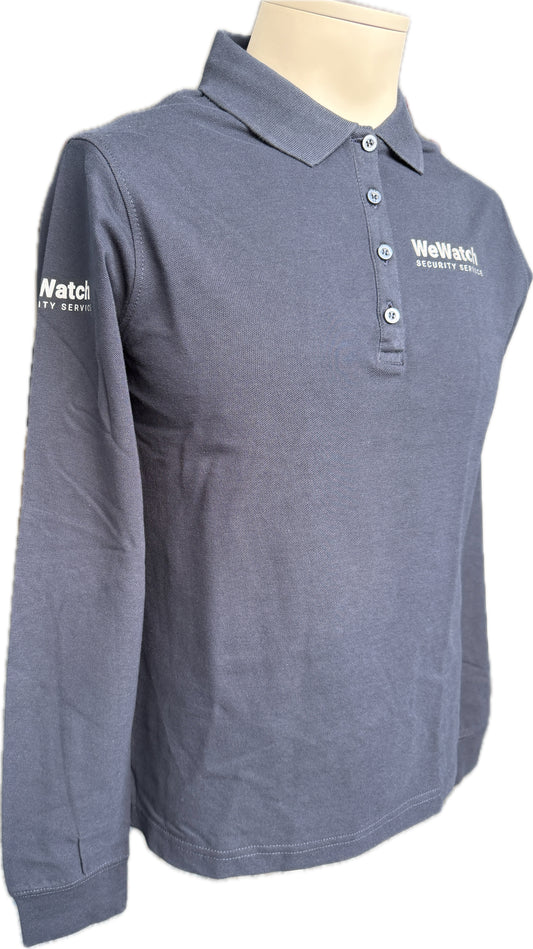 Polo 000931-0021 - Tailliertes Damen-Poloshirt, langärmelig