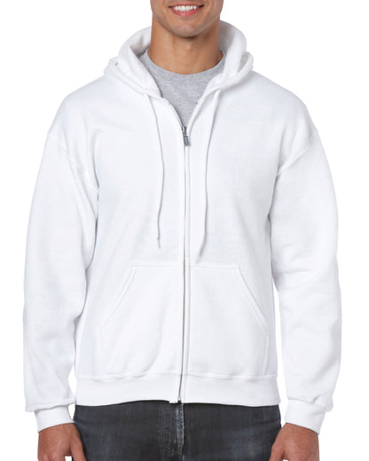 Gildan® 18600  Adult Full Zip Hooded Sweatshirt