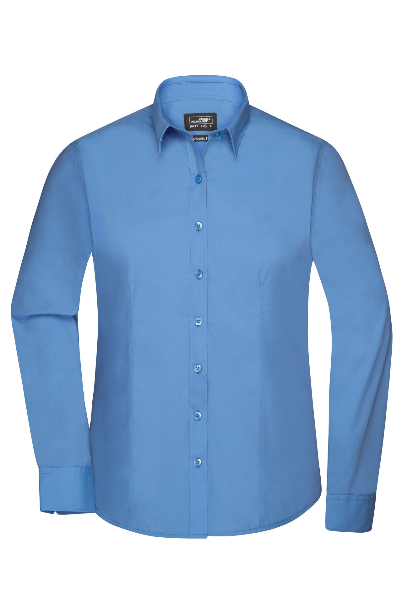 James & Nicholson JN677 Ladies' Shirt Longsleeve Poplin