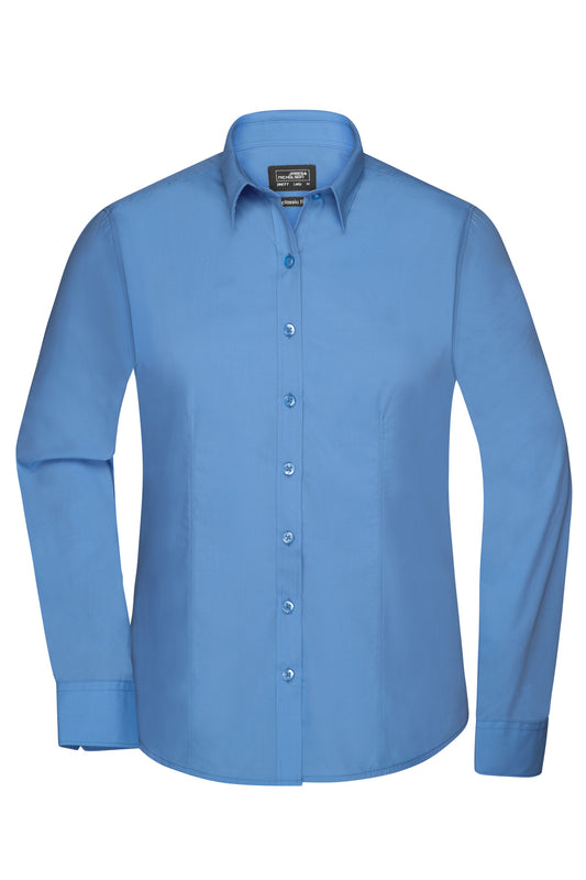 James & Nicholson JN677 Ladies' Shirt Longsleeve Poplin