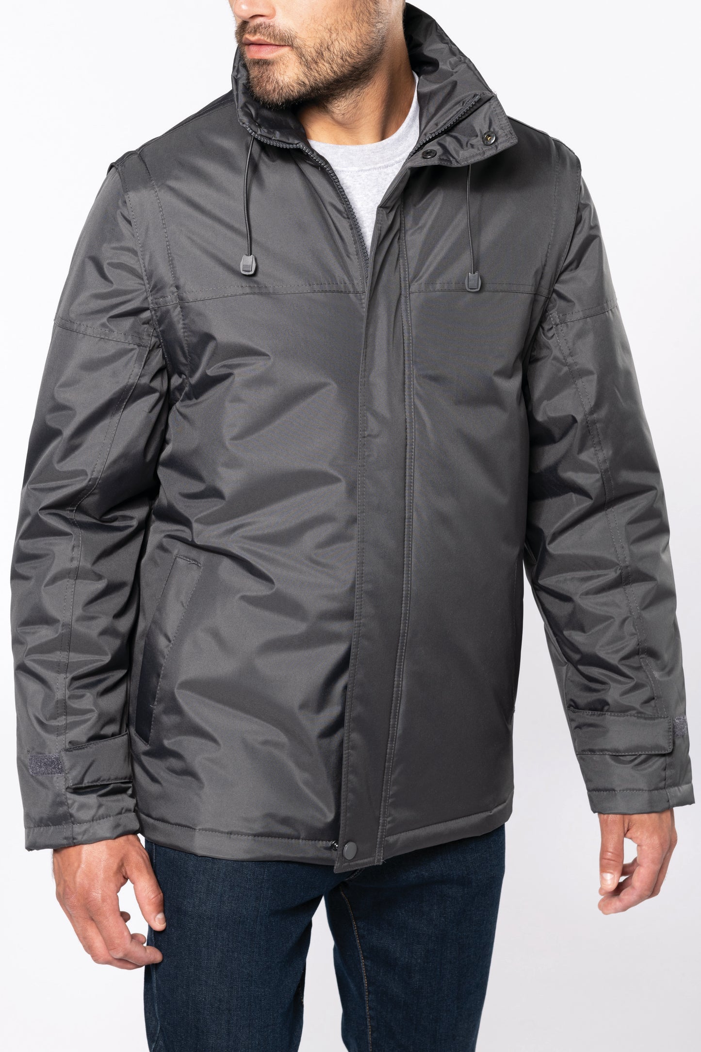 Blouson mit abnehmbaren Ärmeln für Herren