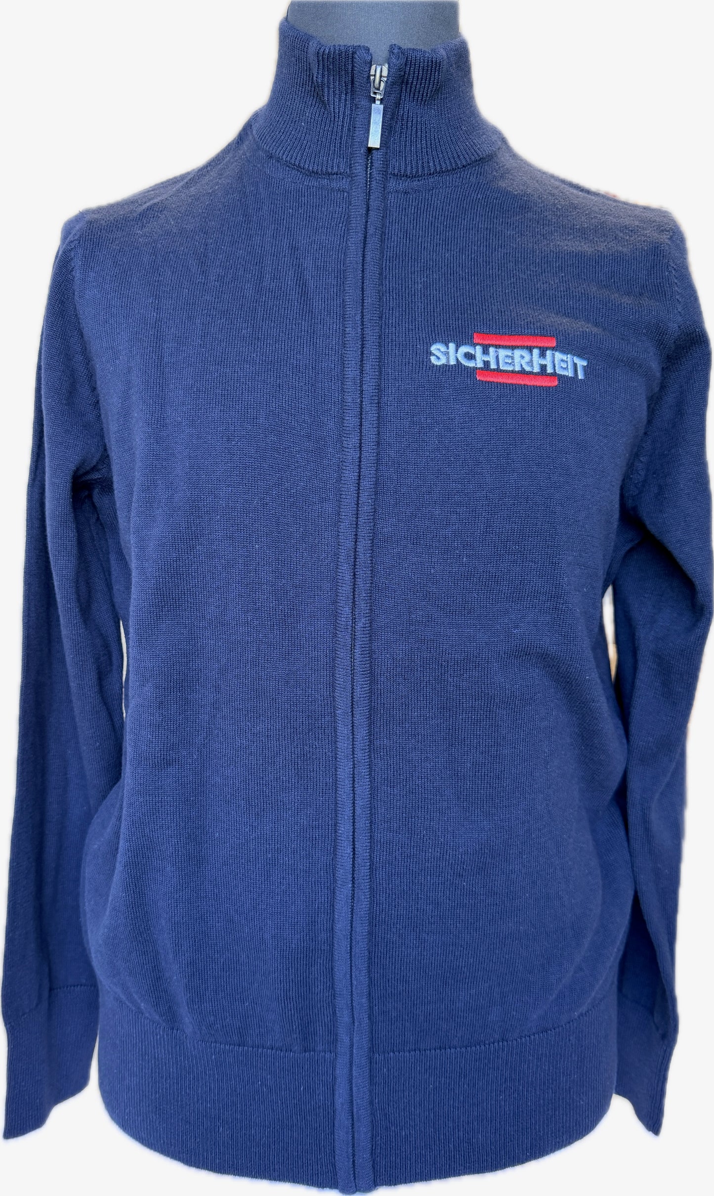 Jacke K962 - Damen Cardigan mit Reißverschluss