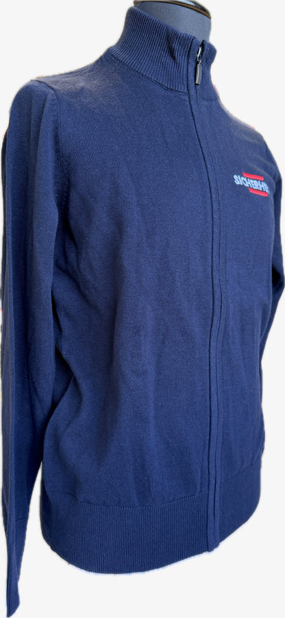 Jacke K962 - Damen Cardigan mit Reißverschluss