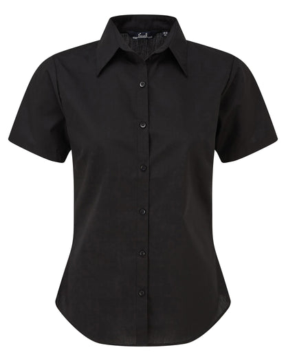 Premier Kurzärmelige Bluse, Popelin PR302