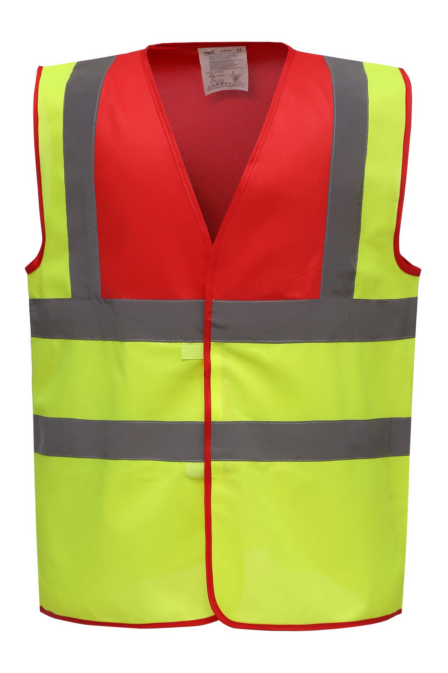 YOKO HVW100 Hi-Vis 2 Bands & Braces Waistcoat