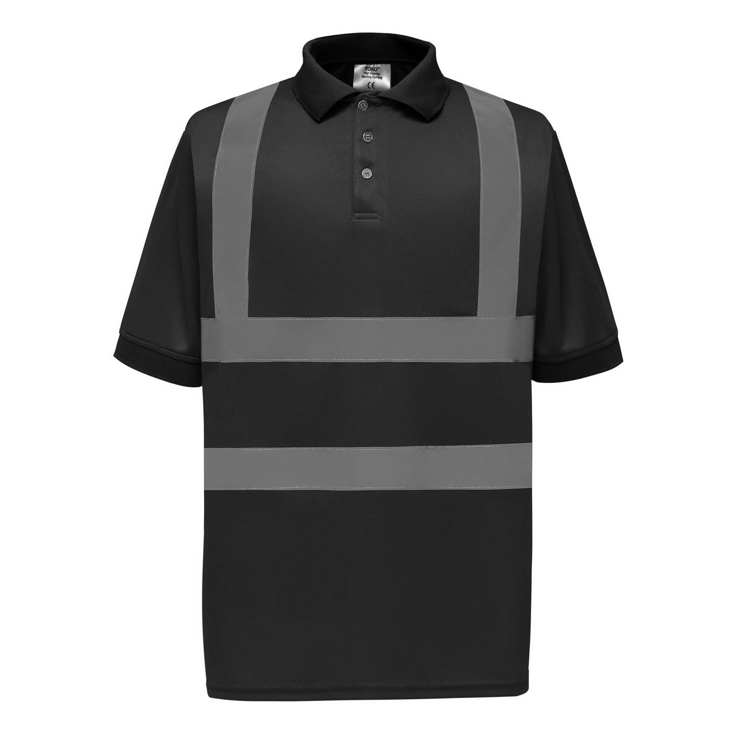 YOKO HVJ210 Two Band & Brace Hi-Vis Polo Shirt