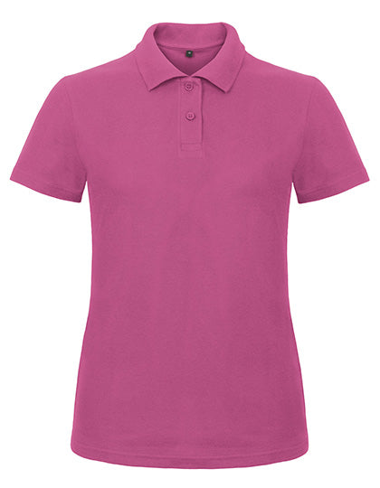 B&C ID.001 /Kurzarm-Poloshirt aus Piqué für Damen