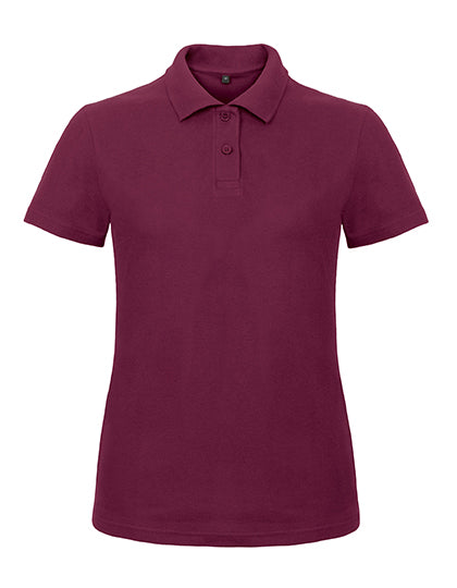 B&C ID.001 /Kurzarm-Poloshirt aus Piqué für Damen
