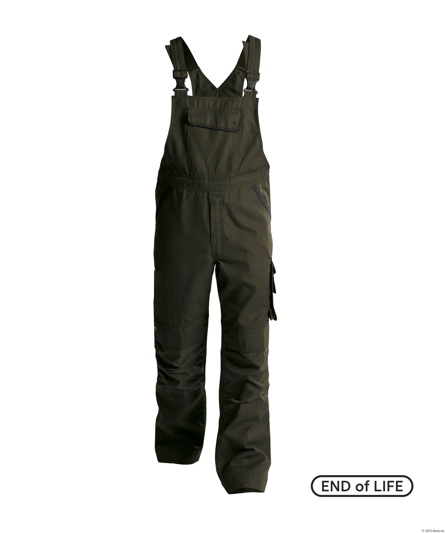 DASSY® Bolt Canvas Arbeitslatzhose mit Kniepolstertaschen