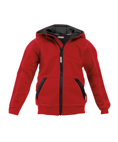 DASSY® Watson Kids Kapuzensweatshirt mit langem Reißverschluss