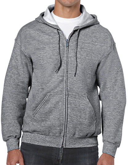 Gildan® 18600  Adult Full Zip Hooded Sweatshirt