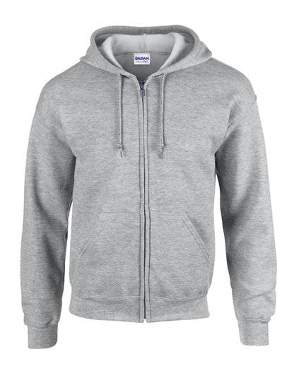 Gildan® 18600  Adult Full Zip Hooded Sweatshirt
