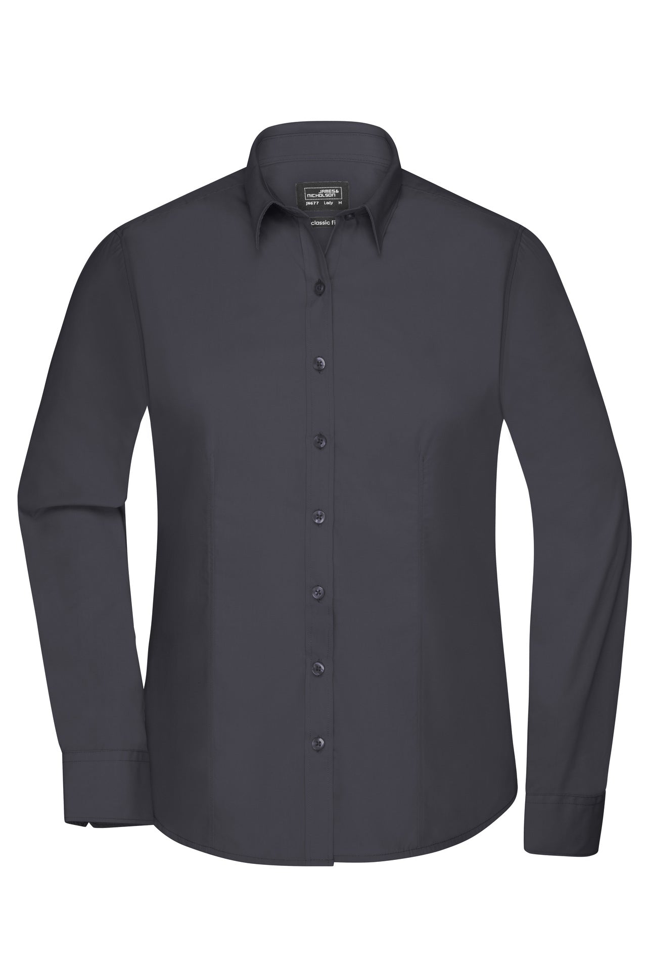 James & Nicholson JN677 Ladies' Shirt Longsleeve Poplin
