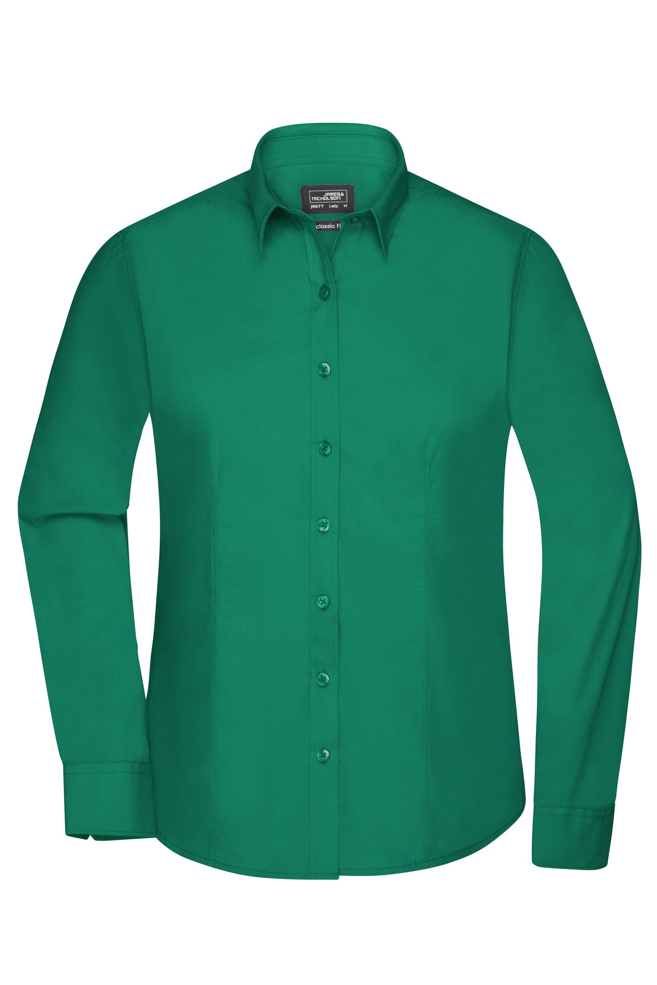 James & Nicholson JN677 Ladies' Shirt Longsleeve Poplin