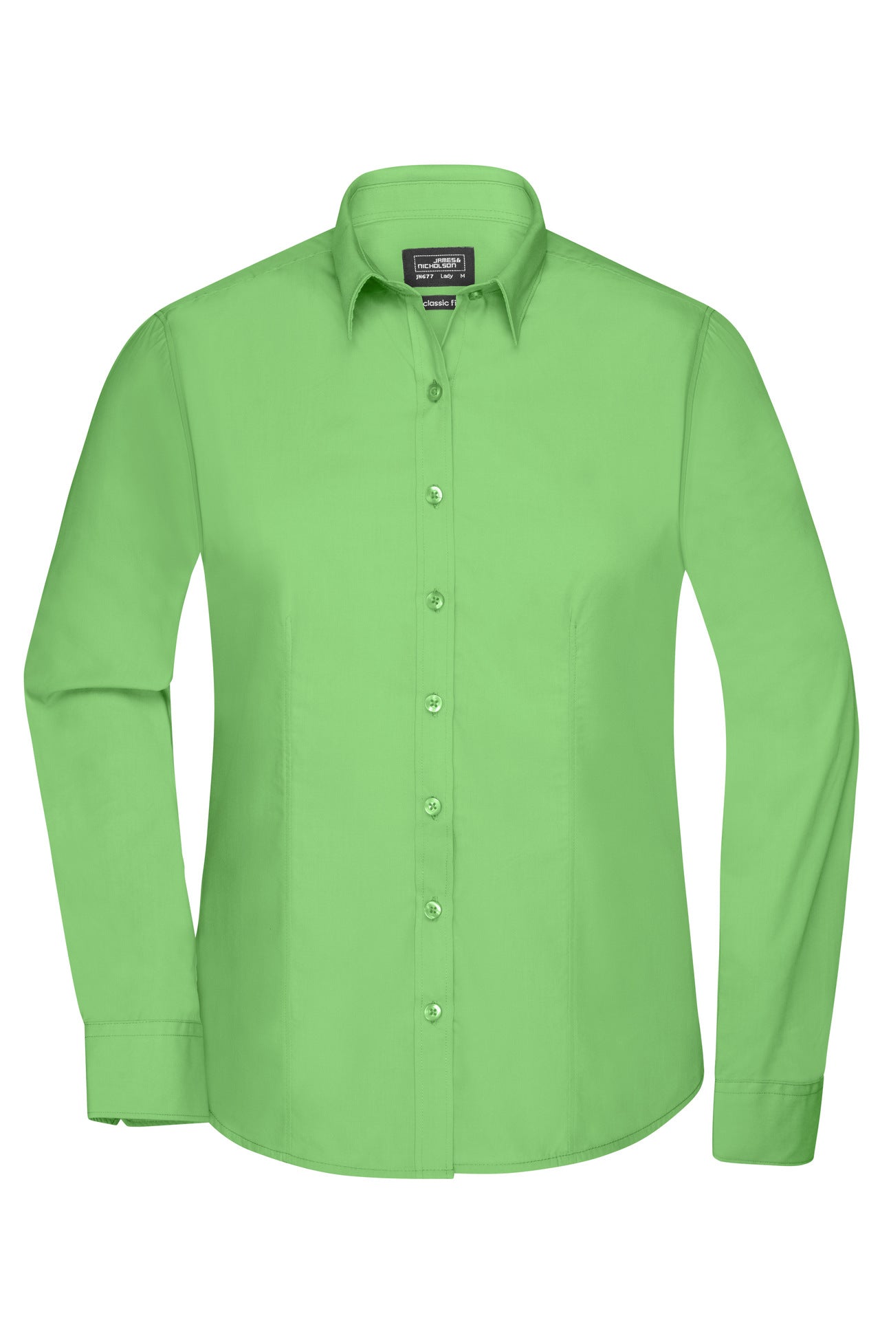 James & Nicholson JN677 Ladies' Shirt Longsleeve Poplin