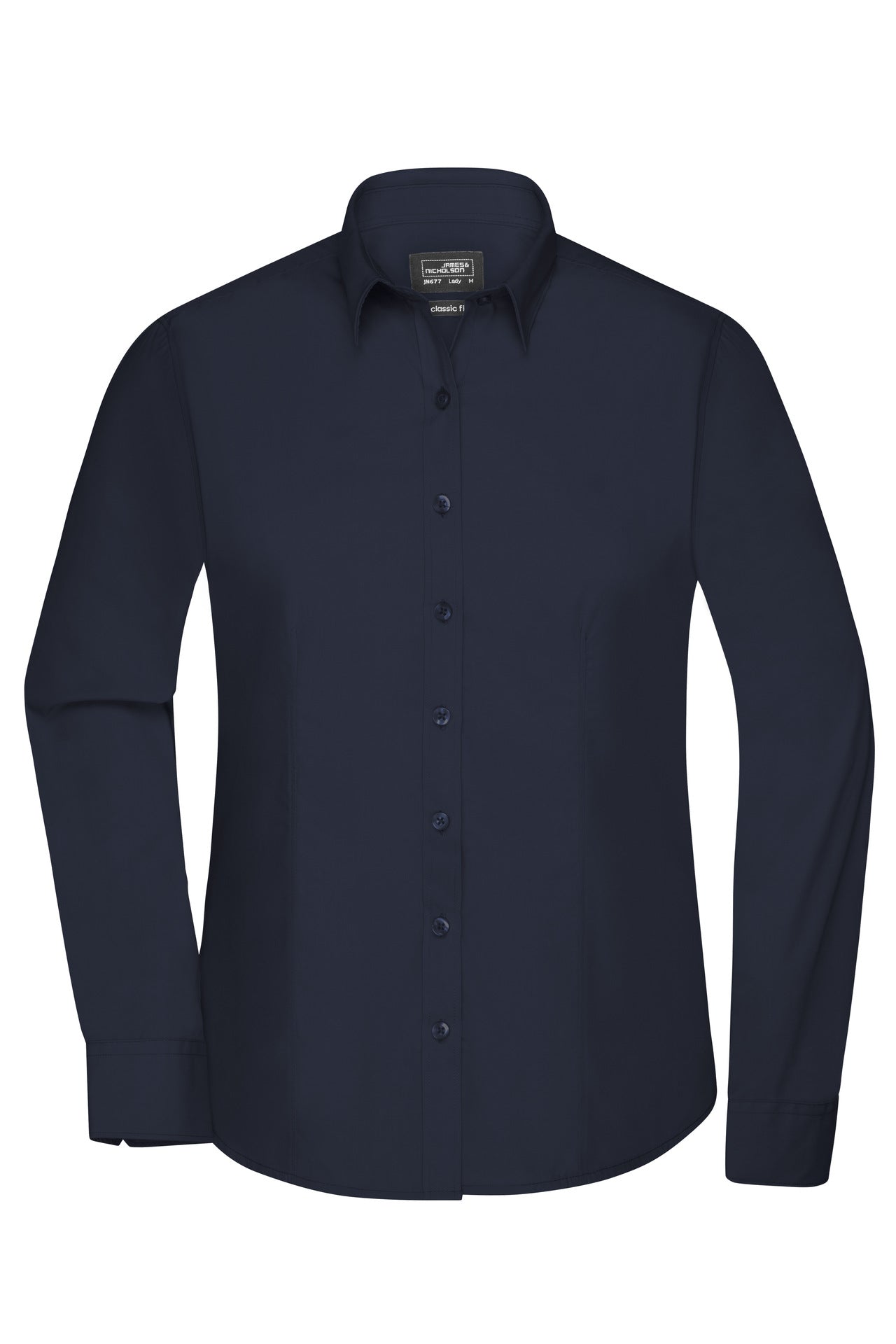 James & Nicholson JN677 Ladies' Shirt Longsleeve Poplin