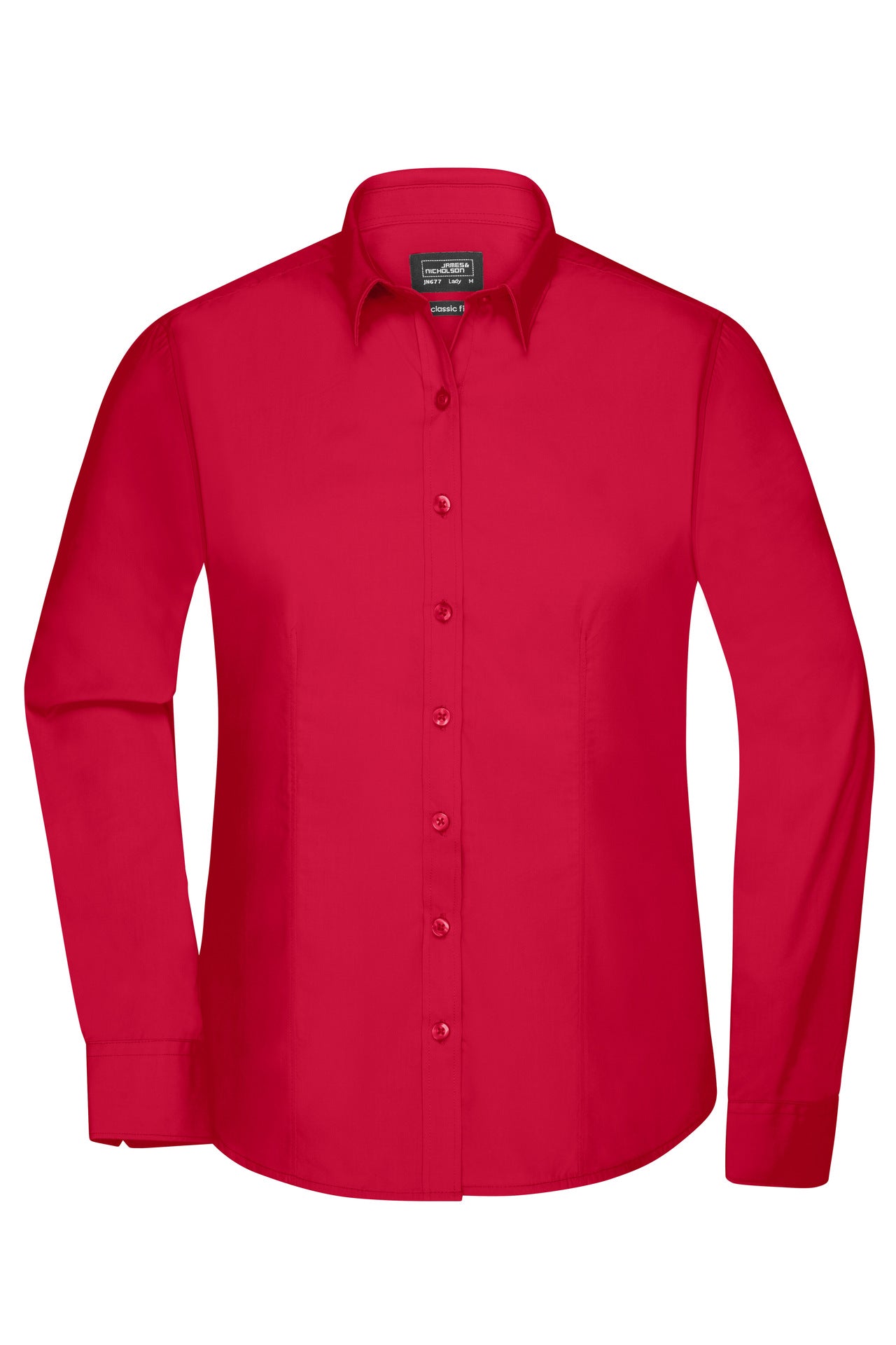 James & Nicholson JN677 Ladies' Shirt Longsleeve Poplin