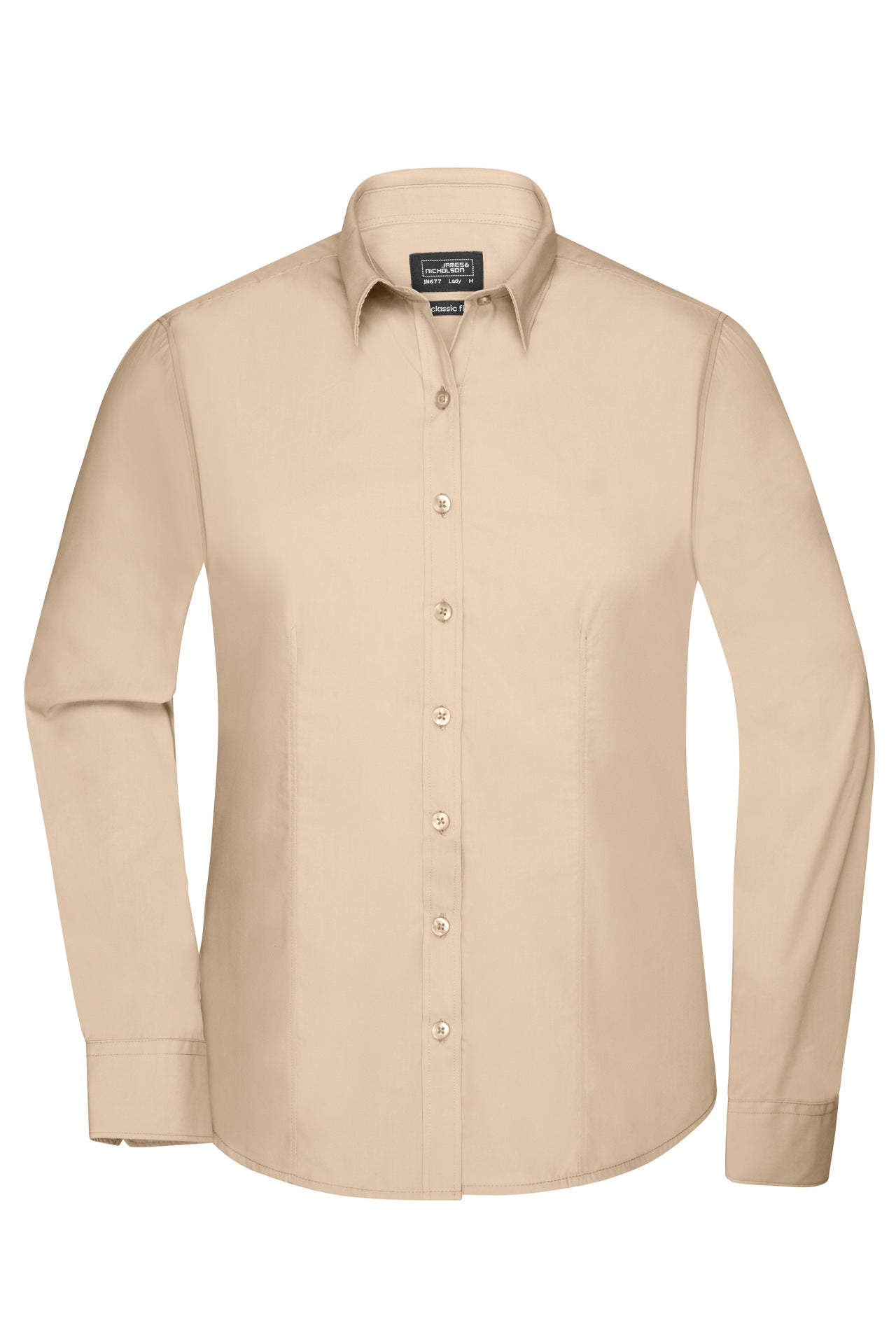 James & Nicholson JN677 Ladies' Shirt Longsleeve Poplin