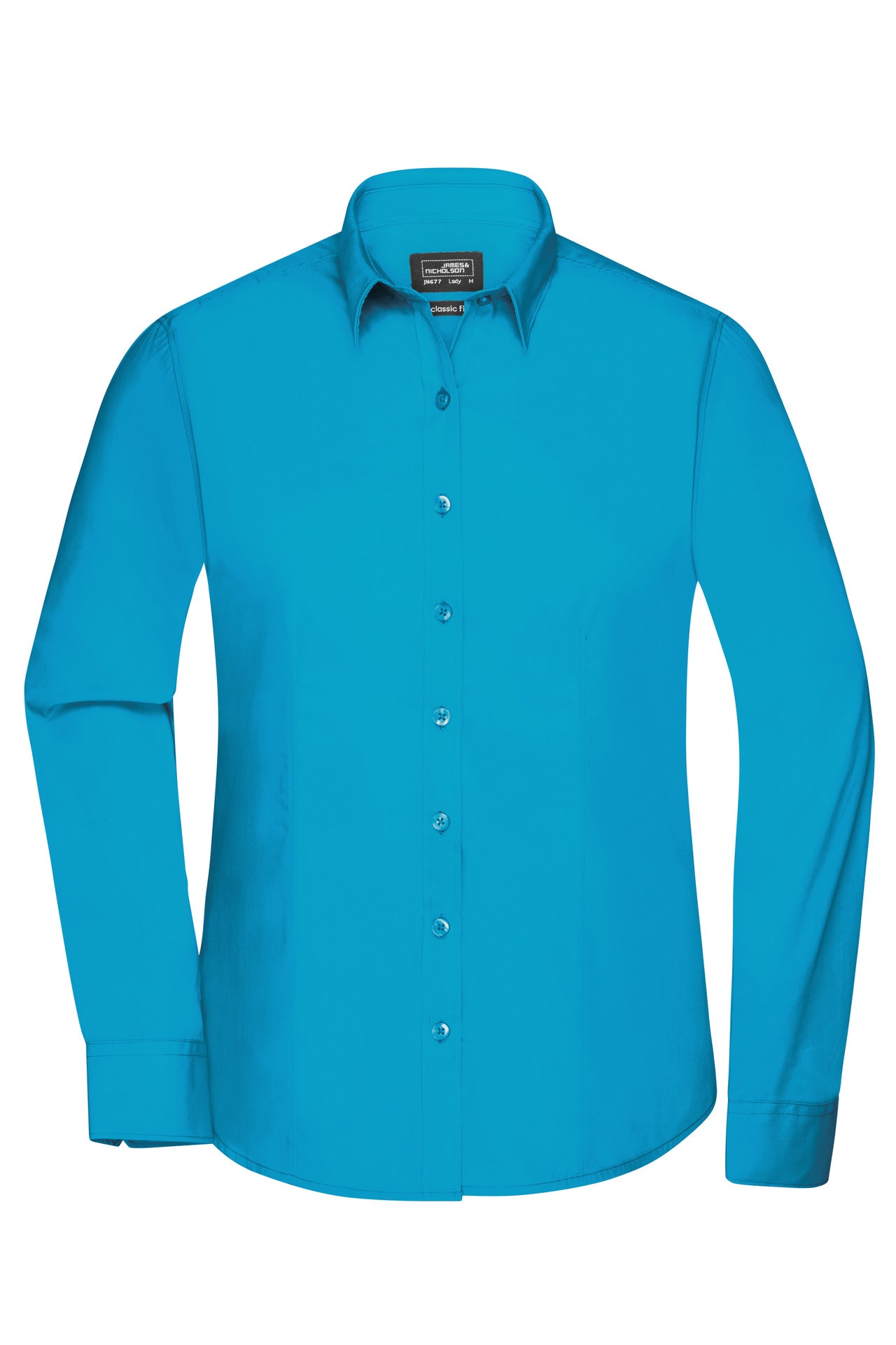 James & Nicholson JN677 Ladies' Shirt Longsleeve Poplin