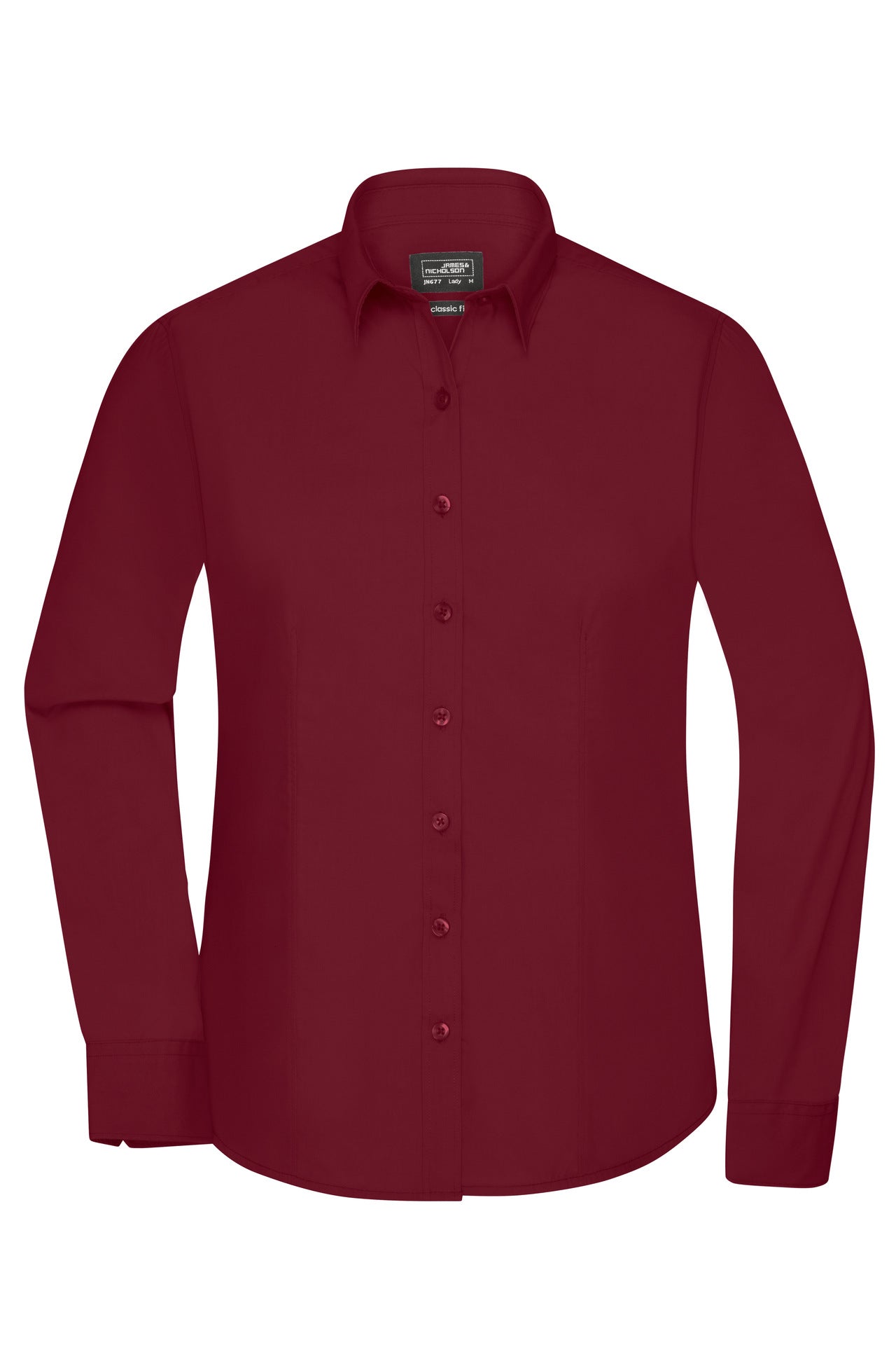 James & Nicholson JN677 Ladies' Shirt Longsleeve Poplin