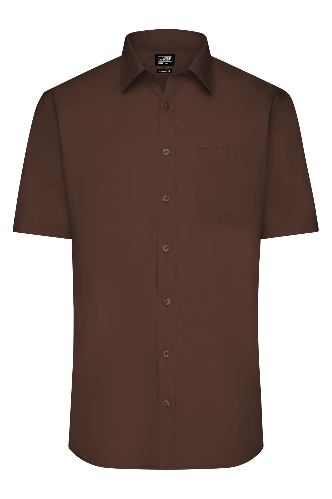 James & Nicholson JN680 Men's Shirt Shortsleeve Poplin