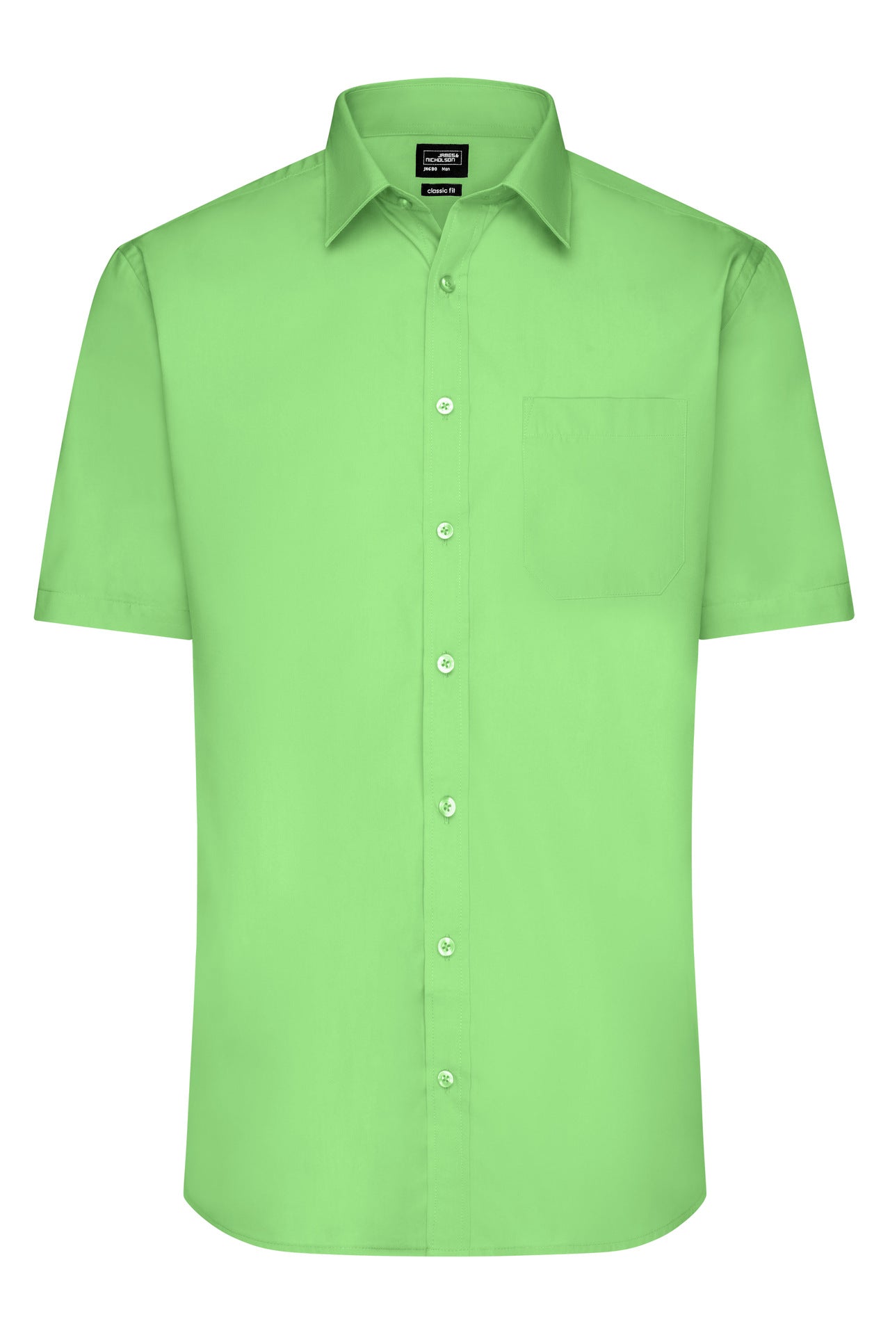 James & Nicholson JN680 Men's Shirt Shortsleeve Poplin