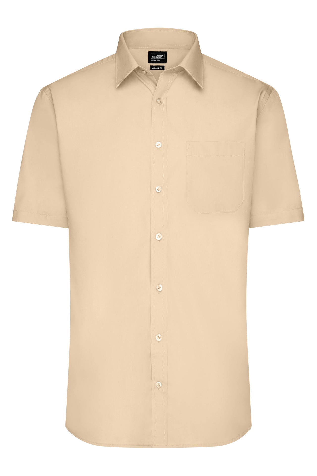 James & Nicholson JN680 Men's Shirt Shortsleeve Poplin