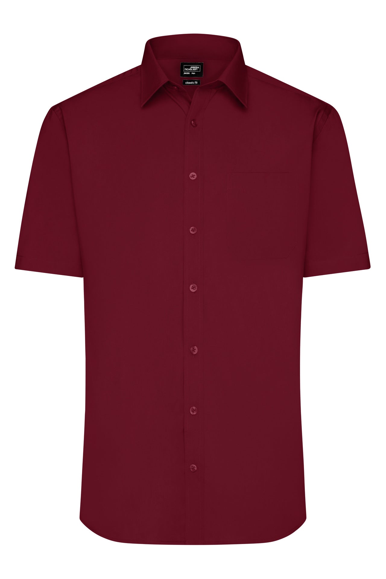 James & Nicholson JN680 Men's Shirt Shortsleeve Poplin