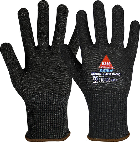 Hase Safety Gloves Genua Black Basic