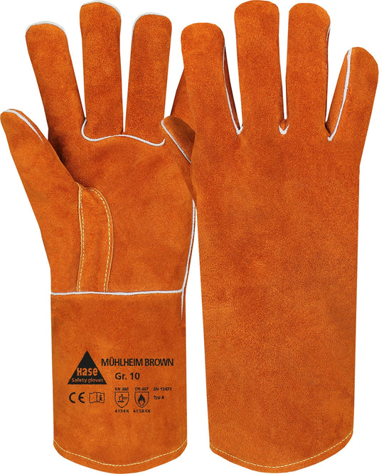 Hase Safety Gloves Mühlheim Brown