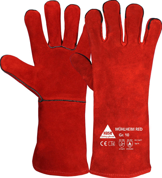 Hase Safety Gloves Mühlheim Red