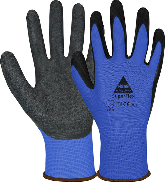 Hase Safety Gloves SuperFlex Blue