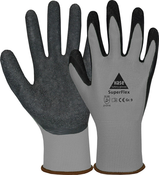 Hase Safety Gloves SuperFlex Grey