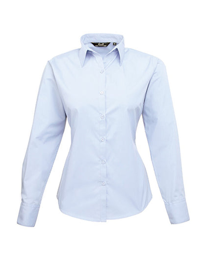 Premier  Langärmelige Bluse, Popelin PR300