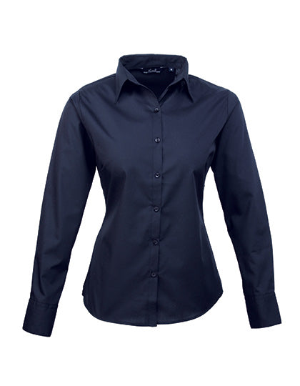 Premier  Langärmelige Bluse, Popelin PR300
