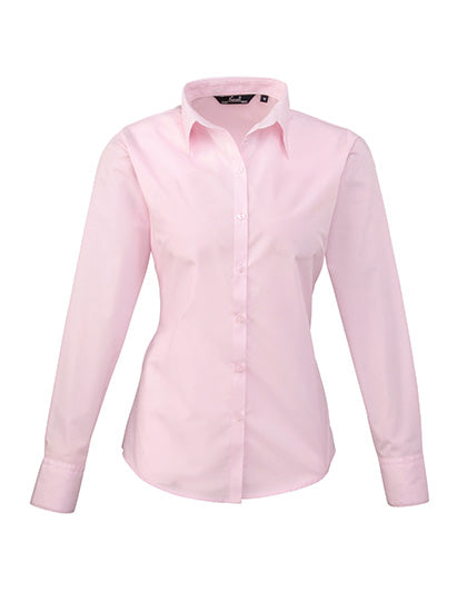 Premier  Langärmelige Bluse, Popelin PR300