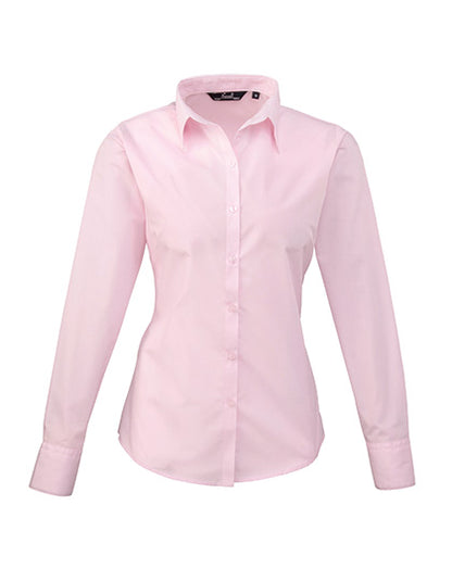 Premier  Langärmelige Bluse, Popelin PR300