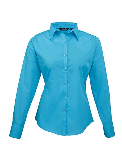 Premier  Langärmelige Bluse, Popelin PR300